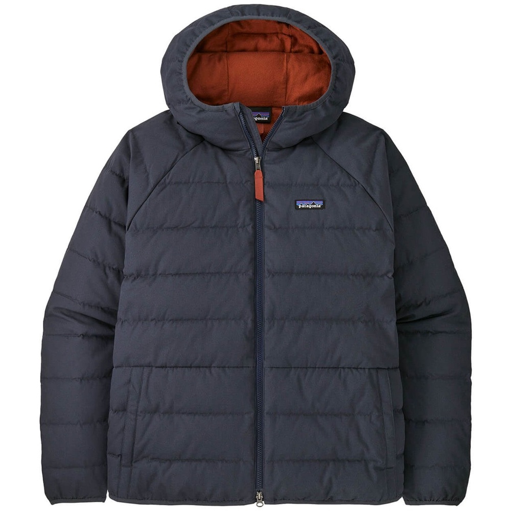 NWT Patagonia Cotton Down Jacket Smoulder Blue Unisex Men’s L Women’s Xl